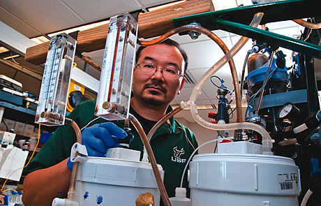 USF invents Solar-Powered wastewater treatment device